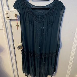 Free people teal tunic